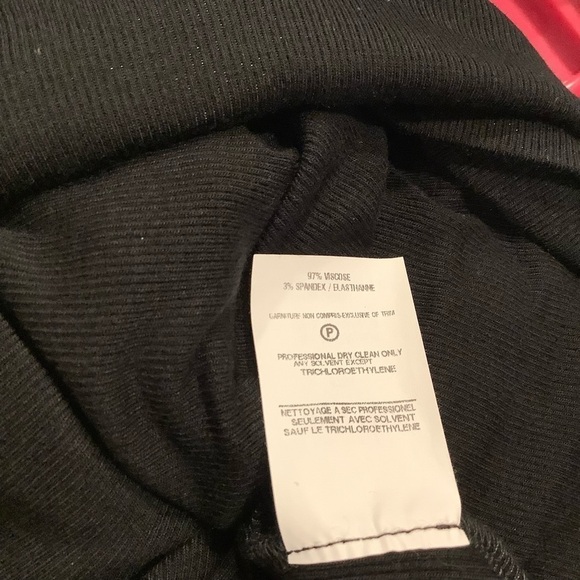 The Range Black Ribbed Mini Dress Sz-S - Picture 8 of 8